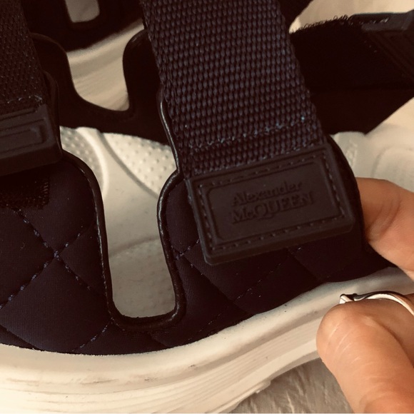 Alexander McQueen thread grip hybrid tech hiking sandals ankle strap so comfy! - Picture 8 of 10